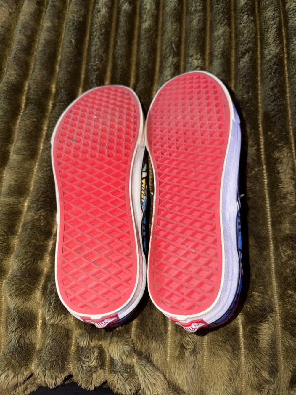 Vans Slip-On Sneakers — Spider-Man Comic Print Red, Blue & Black - Picture 3 of 3